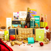 Impress with this deluxe prestige family hamper, the ultimate in taste, style, and generosity.